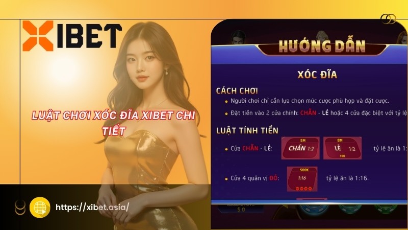 Luật chơi xóc đĩa XIBET chi tiết Luật chơi xóc đĩa XIBET chi tiết