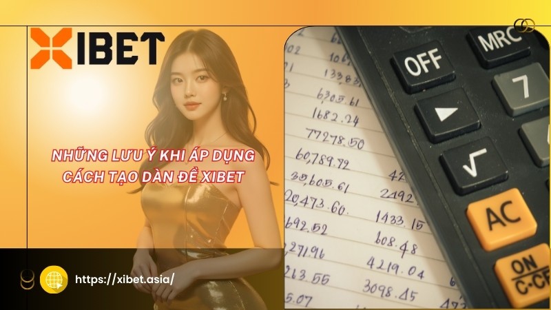 Những lưu ý khi áp dụng cách tạo dàn đề Xibet Những lưu ý khi áp dụng cách tạo dàn đề Xibet